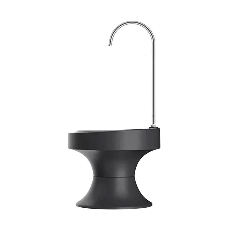 BOMBA DISPENSADOR AGUA ELE CTRICO RECARGABLE USB BOTELLON NEGRO - 1