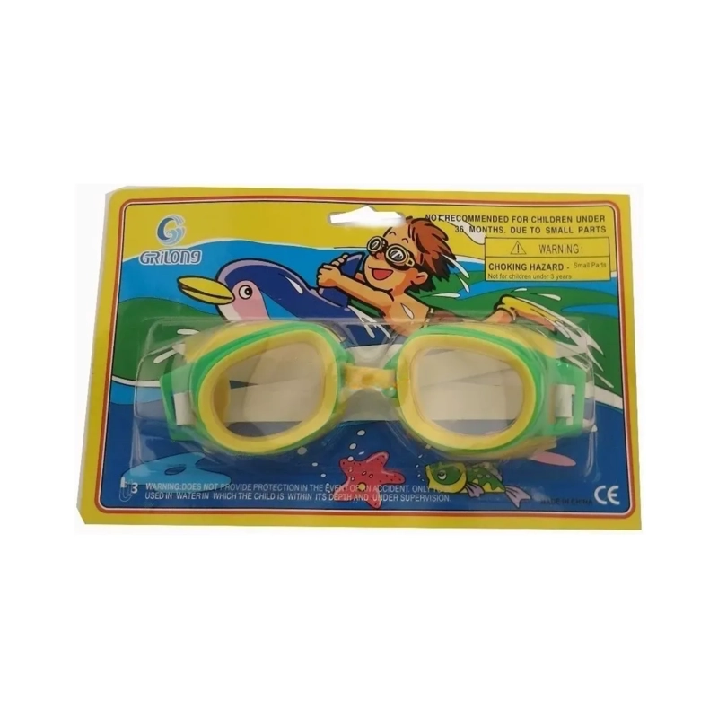 LENTES PRUEBA AGUA NATACION NIÑOS VERDE - 3