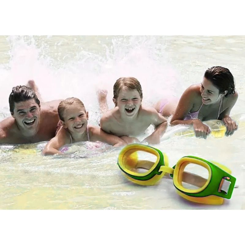 LENTES PRUEBA AGUA NATACION NIÑOS VERDE - 4