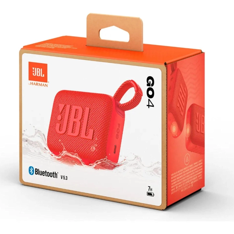 PARLANTE BLUETOOTH PORTATIL JBL PRUEBA AGUA 4.2 WATT ROJO - 6