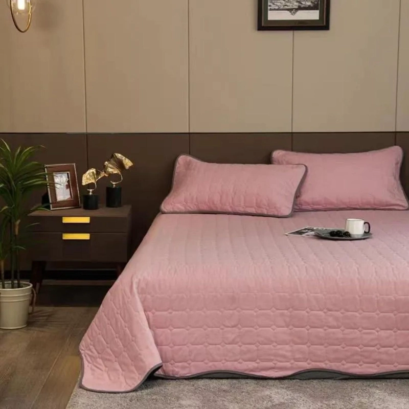 CUBRECAMA COBERTOR KING 2 FUNDAS 250X270 CM ROSADO - 3