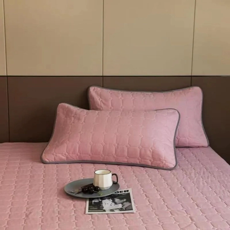 CUBRECAMA COBERTOR KING 2 FUNDAS 250X270 CM ROSADO - 4