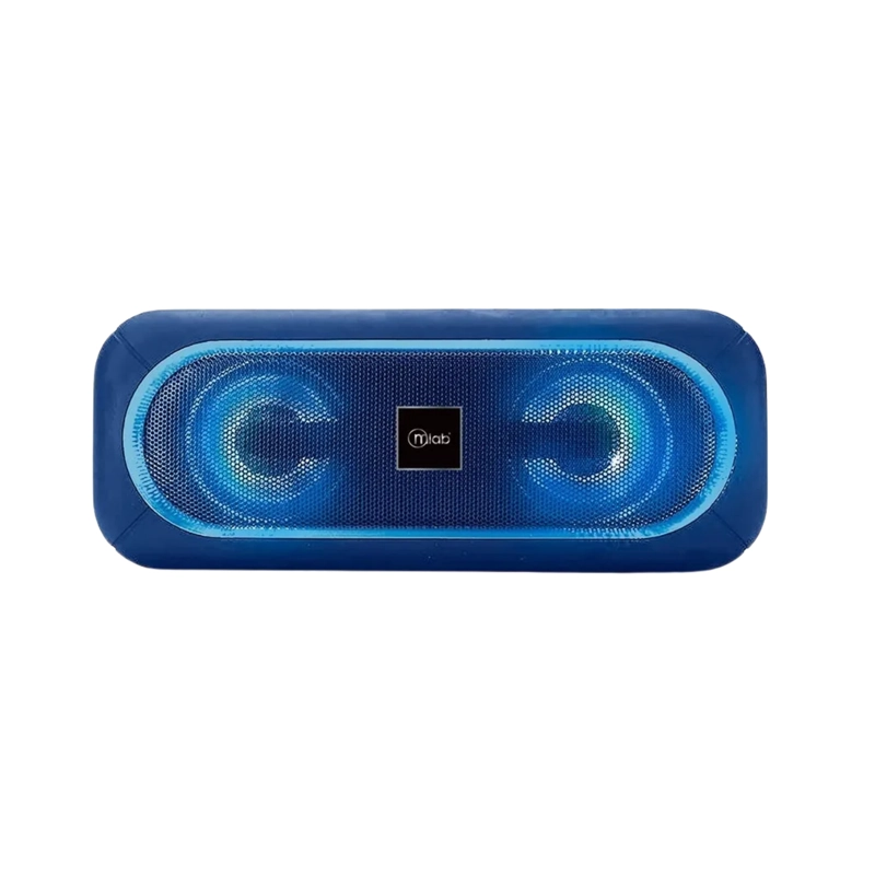 PARLANTE MINI BLUETOOTH PORTATIL MLAB 20 WATT AZUL - 3