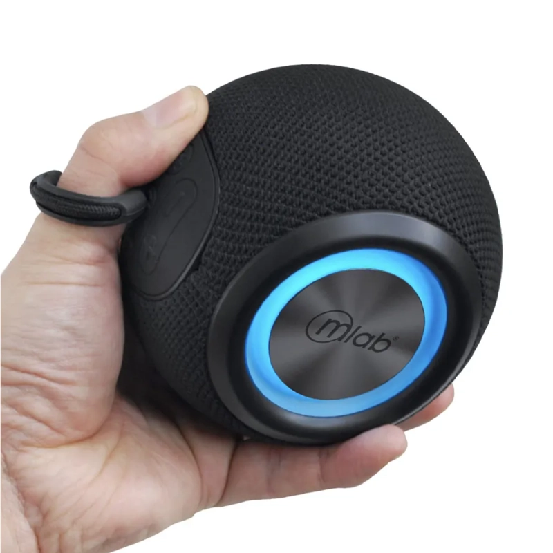PARLANTE MINI BLUETOOTH RECARGABLE PORTATIL MLAB 5 WATT NEGRO - 5