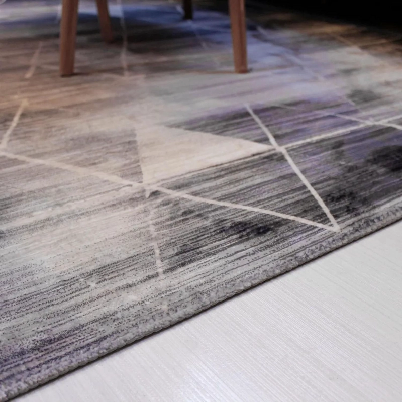 ALFOMBRA SOFT NORDICA POLIESTER 2X1.5 MTS GRIS OSCURO - 4