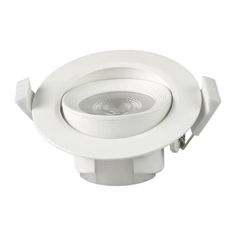 PACK 10 FOCOS BASCULANTES LED LUZ FRIA 6.5 WATT - 2