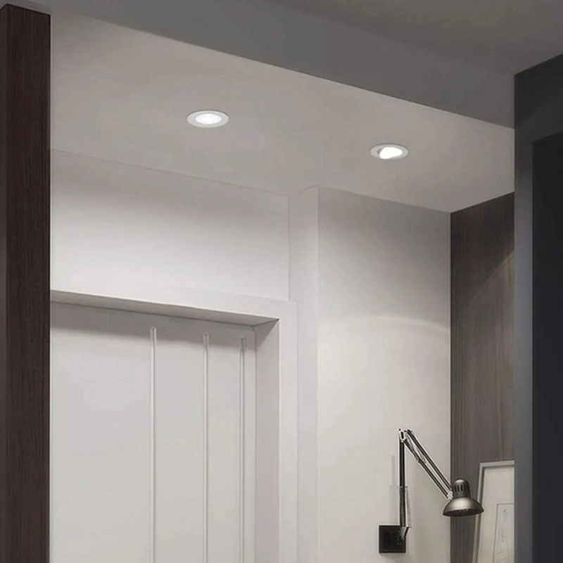 PACK 10 FOCOS BASCULANTES LED LUZ FRIA 6.5 WATT - 6