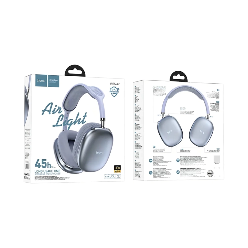 AUDIFONOS BLUETOOTH INALAMBRICOS HOCO AZUL - 3