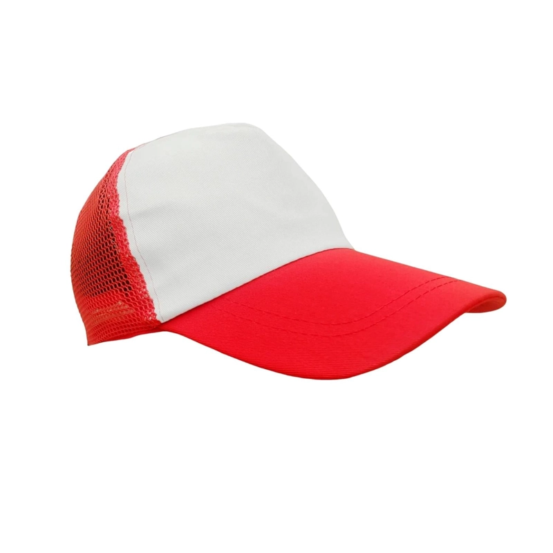 PACK 10 GORROS JOCKET MALLA SUBLIMACION ROJO - 1