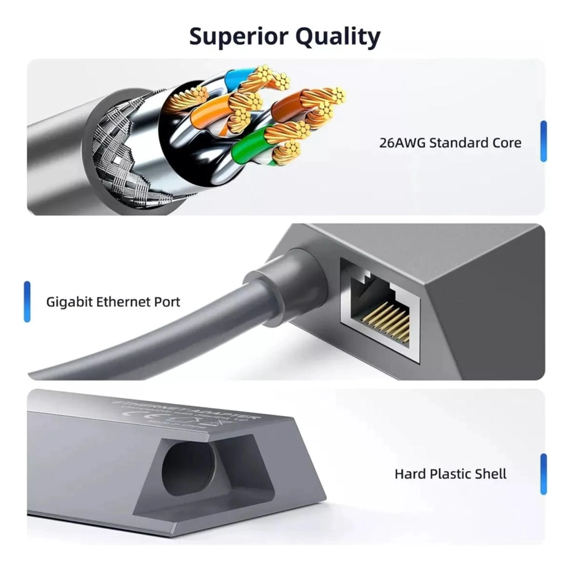 ADAPTADOR STARLINK INTERNET CABLE ETHERNET UTP - 4