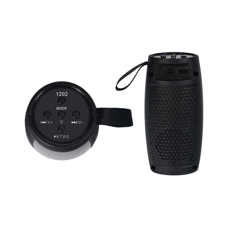 PARLANTE MINI BLUETOOTH PORTATIL 3 WATT NEGRO - 3