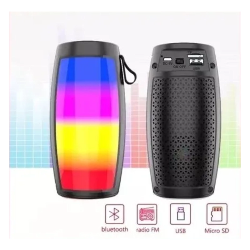 PARLANTE MINI BLUETOOTH PORTATIL 3 WATT NEGRO - 4