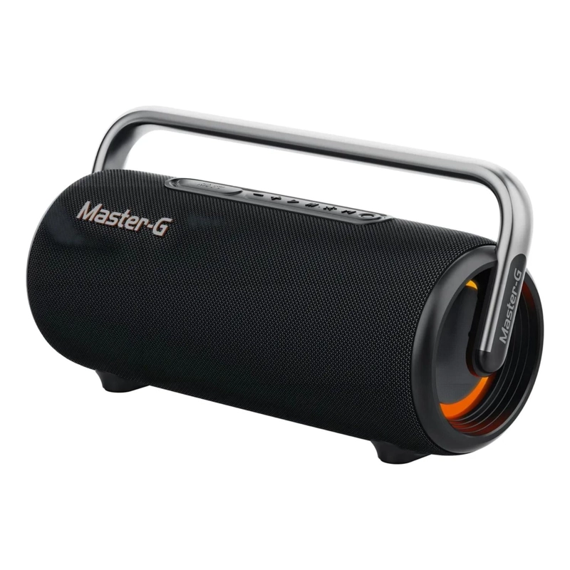 PARLANTE MINI BLUETOOTH PORTATIL MASTER-G 60 WATT NEGRO - 2