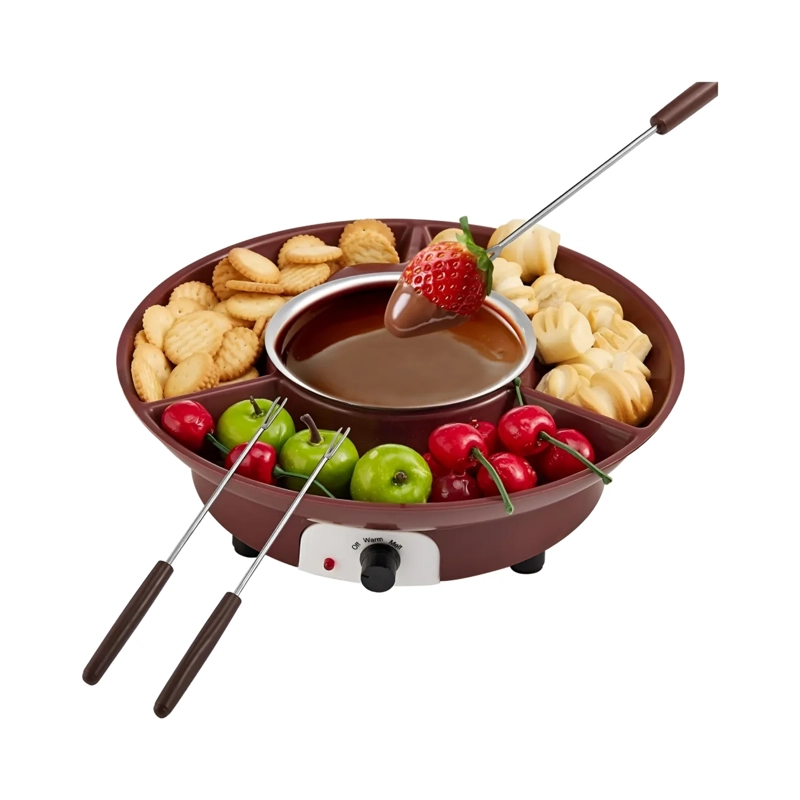 BANDEJA EXTRAIBLE FUNDIDOR CHOCOLATE 27.3X7.5 CM MARRON - 1