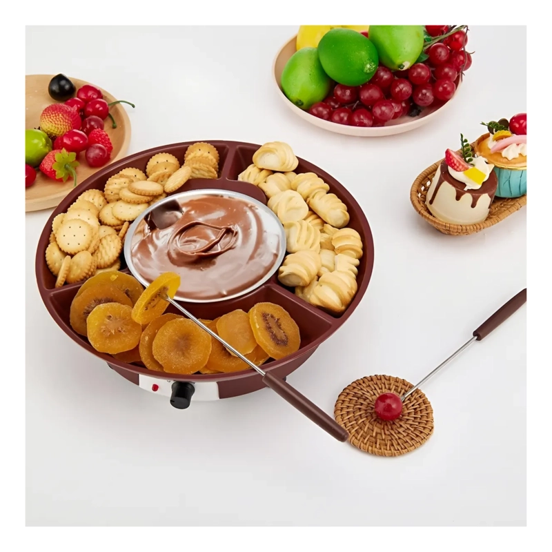 BANDEJA EXTRAIBLE FUNDIDOR CHOCOLATE 27.3X7.5 CM MARRON - 5