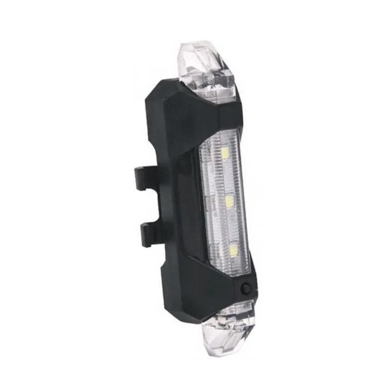 LUZ LED RECARGABLE BICICLETA 7.5X3.2 CM BLANCO - 1