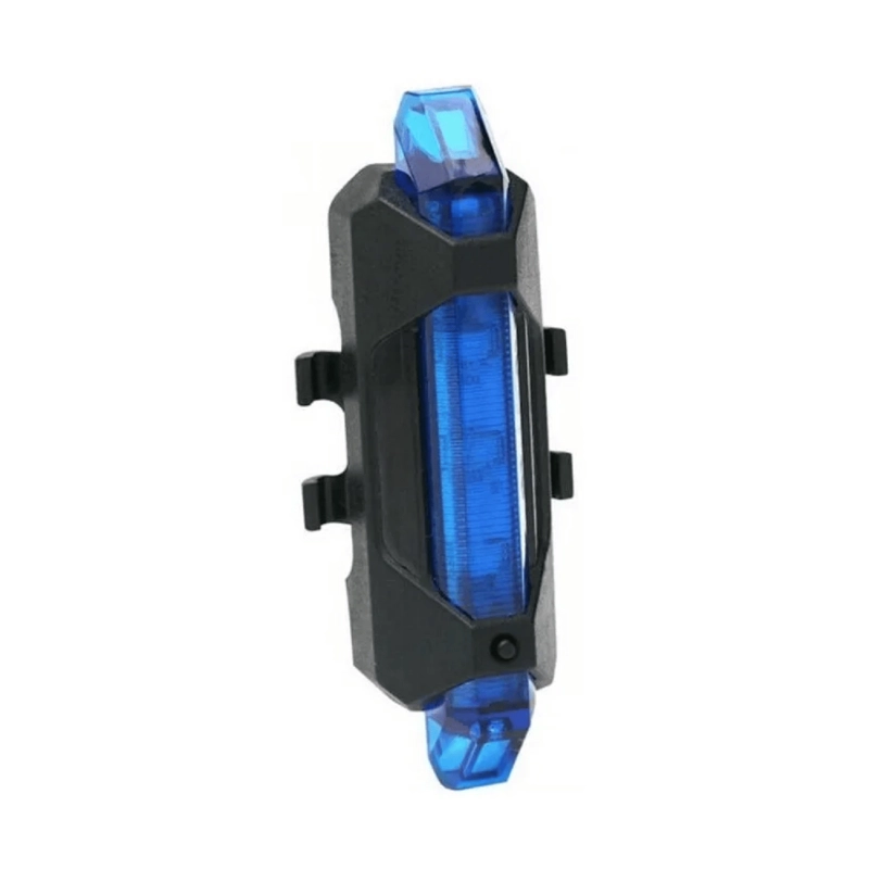 LUZ LED RECARGABLE BICICLETA 7.5X3.2 CM AZUL - 1