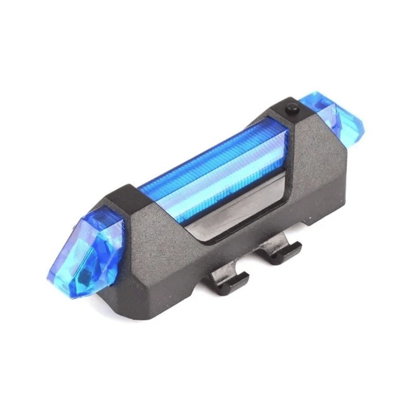LUZ LED RECARGABLE BICICLETA 7.5X3.2 CM AZUL - 2