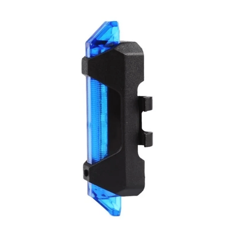 LUZ LED RECARGABLE BICICLETA 7.5X3.2 CM AZUL - 3