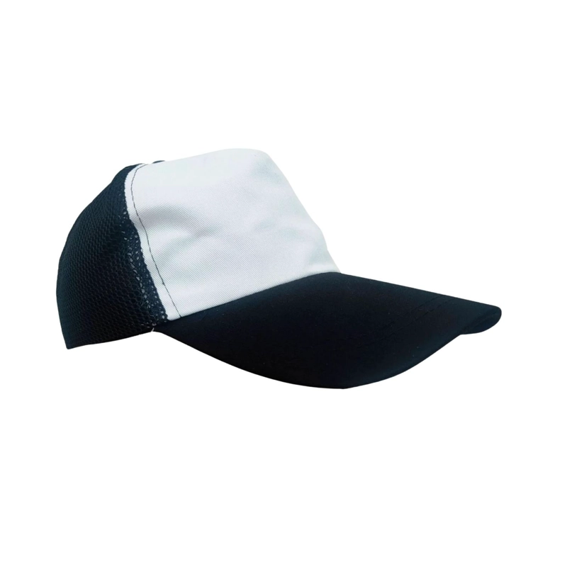 PACK 10 GORROS JOCKET MALLA SUBLIMACION NEGRO - 1