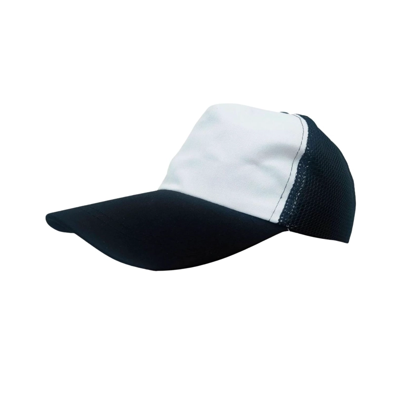 PACK 10 GORROS JOCKET MALLA SUBLIMACION NEGRO - 2