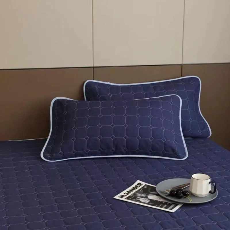 CUBRECAMA COBERTOR KING 2 FUNDAS 250X270 CM AZUL OSCURO - 3