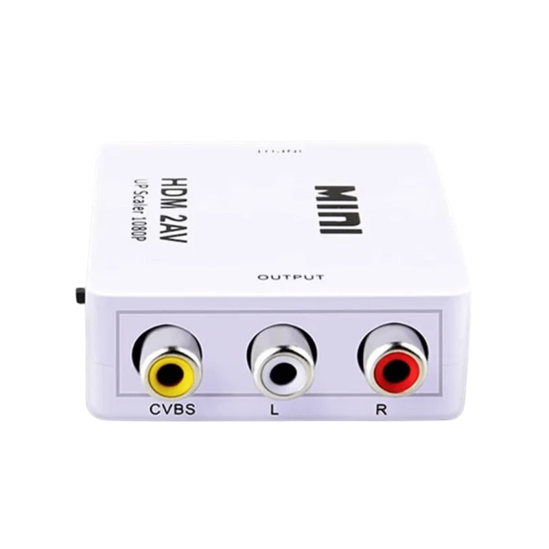 CONVERSOR HDMI RCA AV ADAPTADOR FULL HD 1080P - 720P - 4