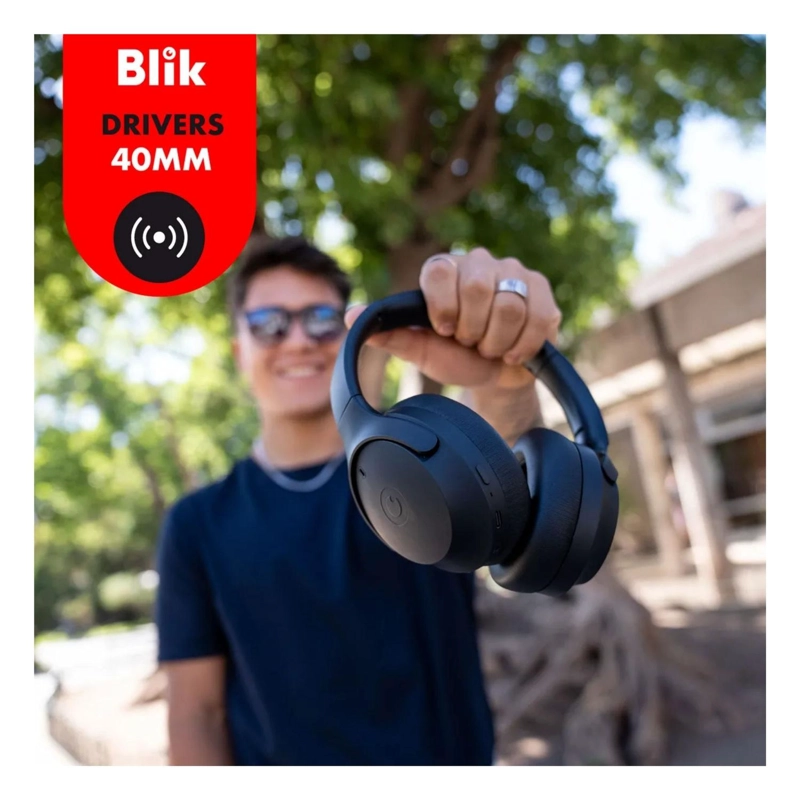 AUDIFONOS INALAMBRICOS BLUETOOTH BLIK ESSENCE 20 WATT NEGRO - 5