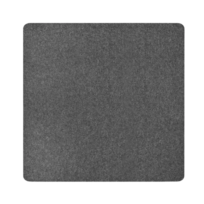 ALFOMBRILLA ANTIDESLIZANTE SILLA OFICINA 120X90 CM NEGRO - 1