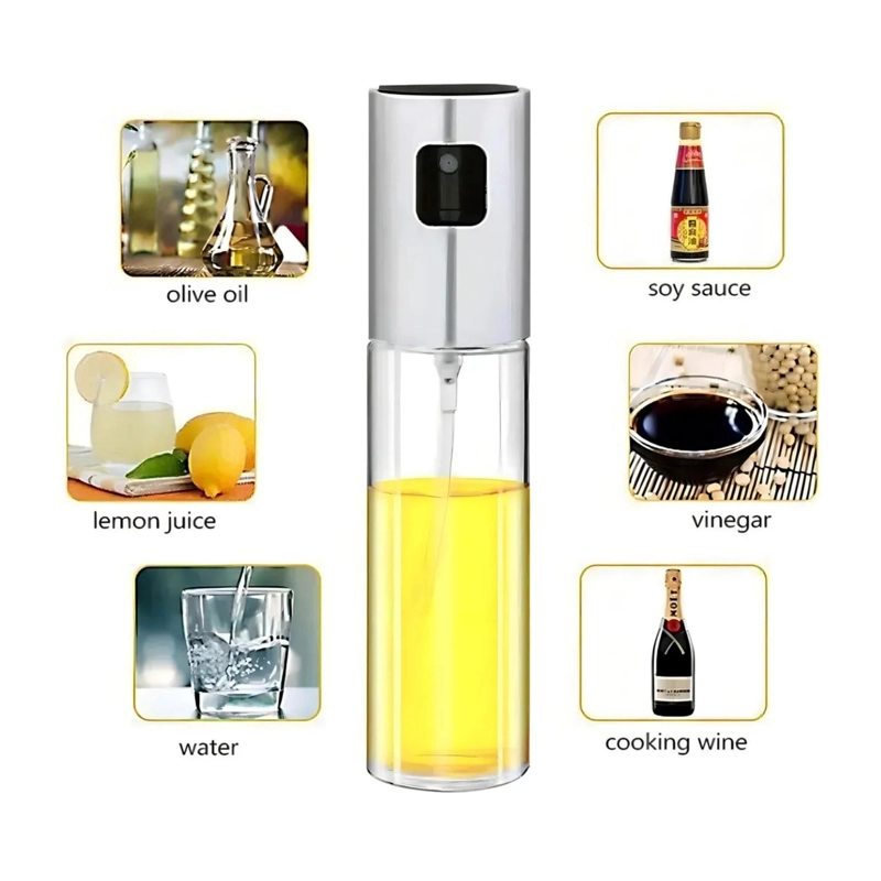 DISPENSADOR SPRAY ROCIADOR ACEITE VINAGRE 100 ML - 2
