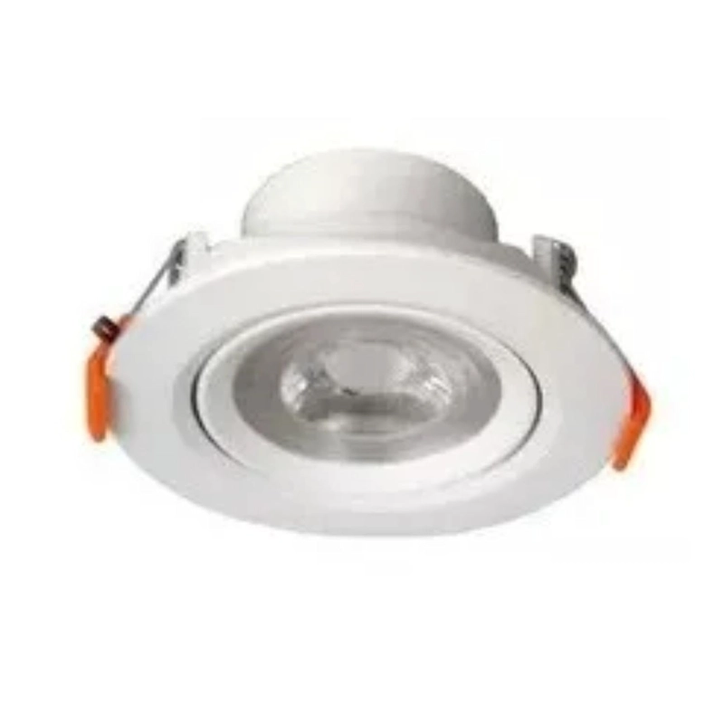 PACK 5 FOCOS LED EMBUTIDO ORIENTABLE LUZ CALIDA 7 WATT - 2