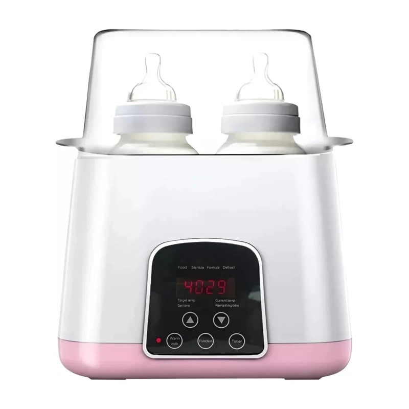 CALENTADOR ESTERILIZADOR ELE CTRICO MAMADERAS MULTIFUNCIONAL 6 EN 1 ROSA - 1
