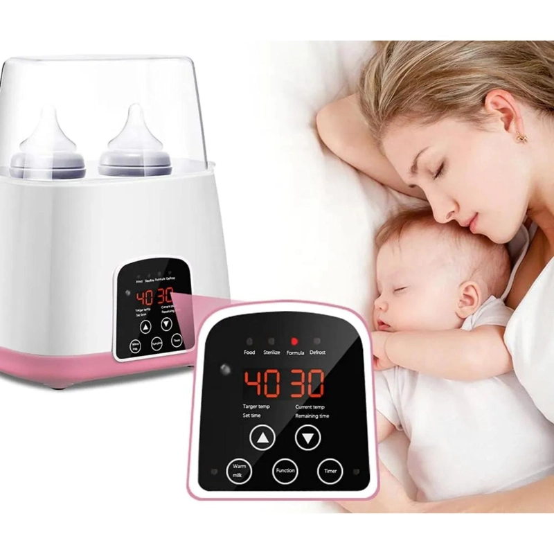 CALENTADOR ESTERILIZADOR ELE CTRICO MAMADERAS MULTIFUNCIONAL 6 EN 1 ROSA - 3