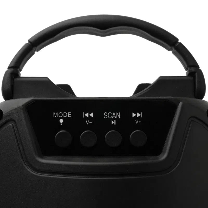 PARLANTE RECARGABLE BLUETOOTH PORTATIL 10 WATT NEGRO - 5