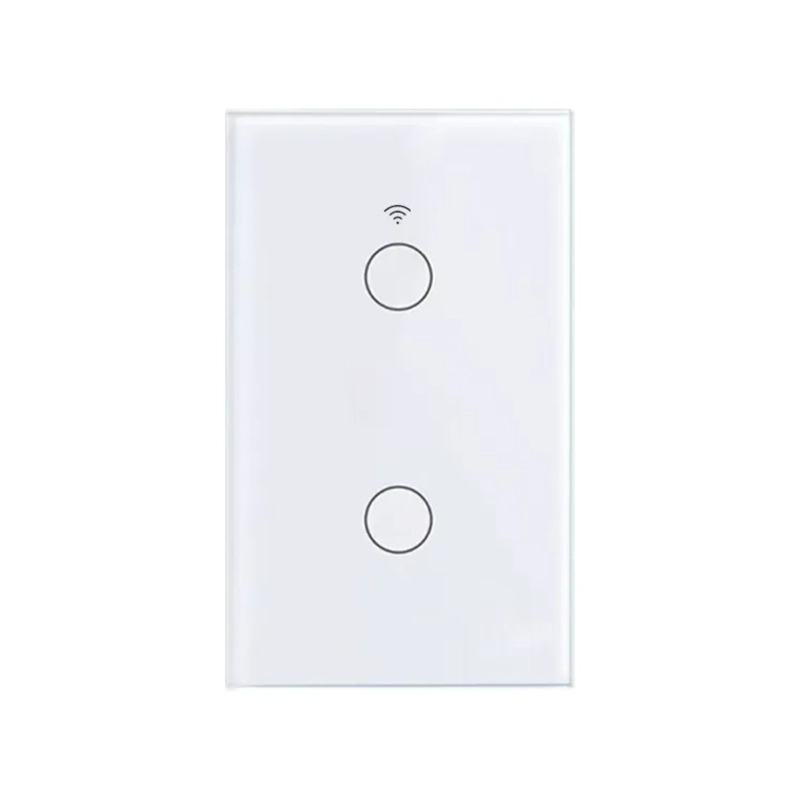 INTERRUPTOR WIFI INTELIGENTE NEUTRO 2 CANALES BLANCO - 1
