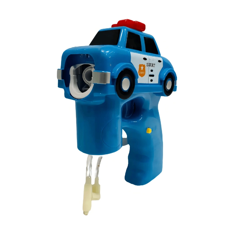 PISTOLA LANZA BURBUJA POLICIA INFANTIL AZUL - 1