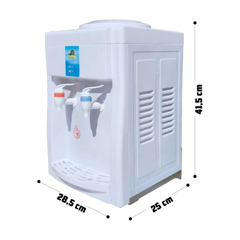DISPENSADOR AGUA FRIA CALIENTE SOBREMESA ESCRITORIO 20 LT - 4