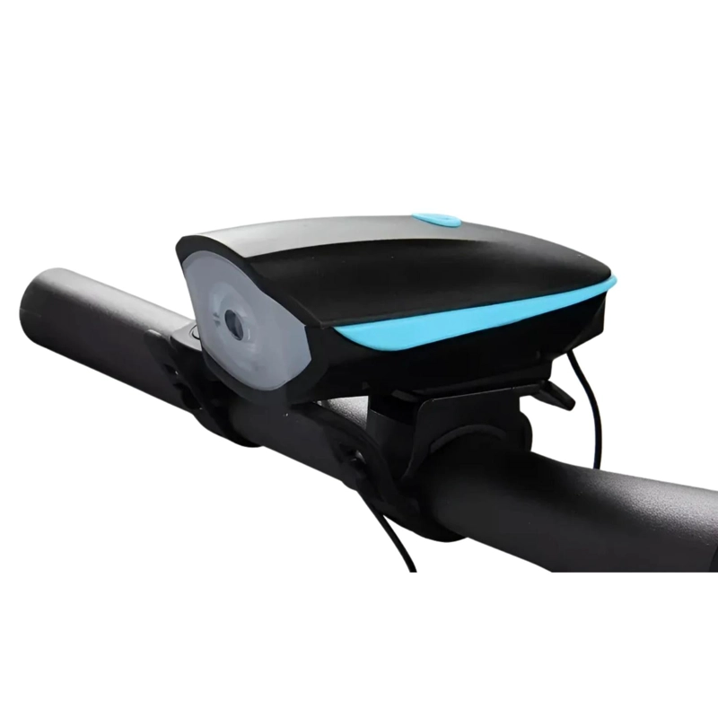 LUZ RECARGABLE LED BICICLETA BOCINA RESISTENTE - 2