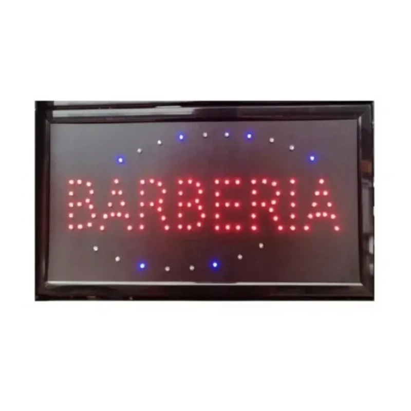 LETRERO LUZ LED 25X40 CM 1100 WATT BARBERIA - 1