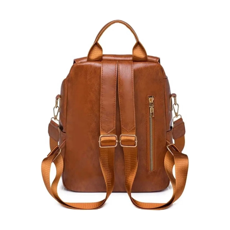 MOCHILA CARTERA IMPERMEABLE MUJER BOLSO ANTIRROBO - 2