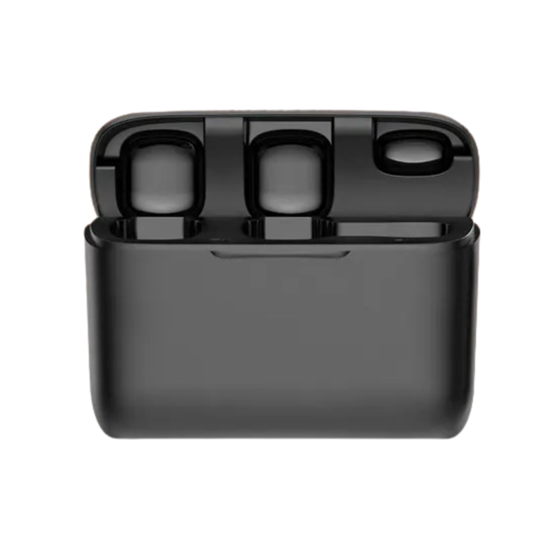 MINI MICROFONO INALAMBRICO PORTATIL LAVA-LIER NEGRO - 3