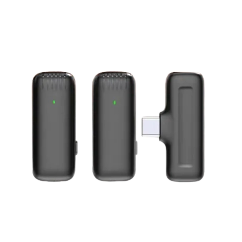 MINI MICROFONO INALAMBRICO PORTATIL LAVA-LIER NEGRO - 4
