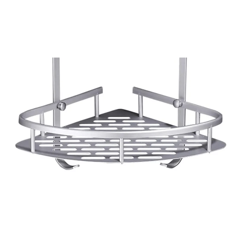 ORGANIZADOR DUCHA ESQUINERO 2 NIVELES MULTIUSO 21.8X28X33.5 CM METAL - 2