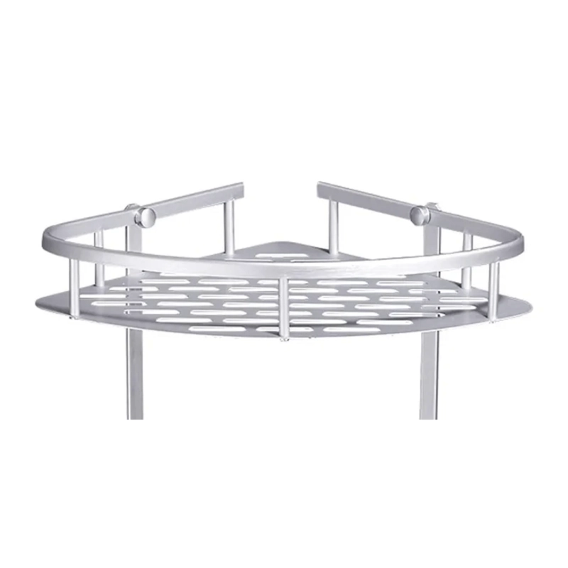 ORGANIZADOR DUCHA ESQUINERO 2 NIVELES MULTIUSO 21.8X28X33.5 CM METAL - 3