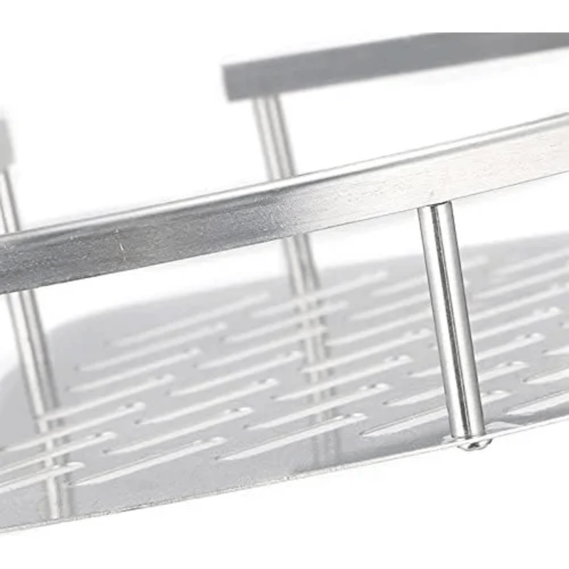 ORGANIZADOR DUCHA ESQUINERO 2 NIVELES MULTIUSO 21.8X28X33.5 CM METAL - 5