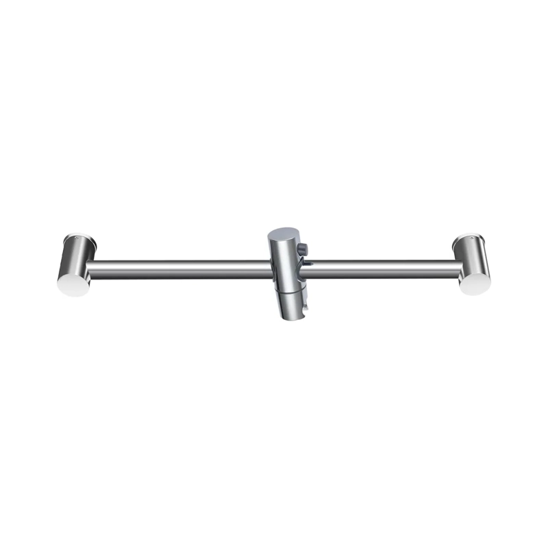 MANILLA BARRA SOPORTE DUCHA 62X8 CM ACERO INOXIDABLE PLATEADO - 1
