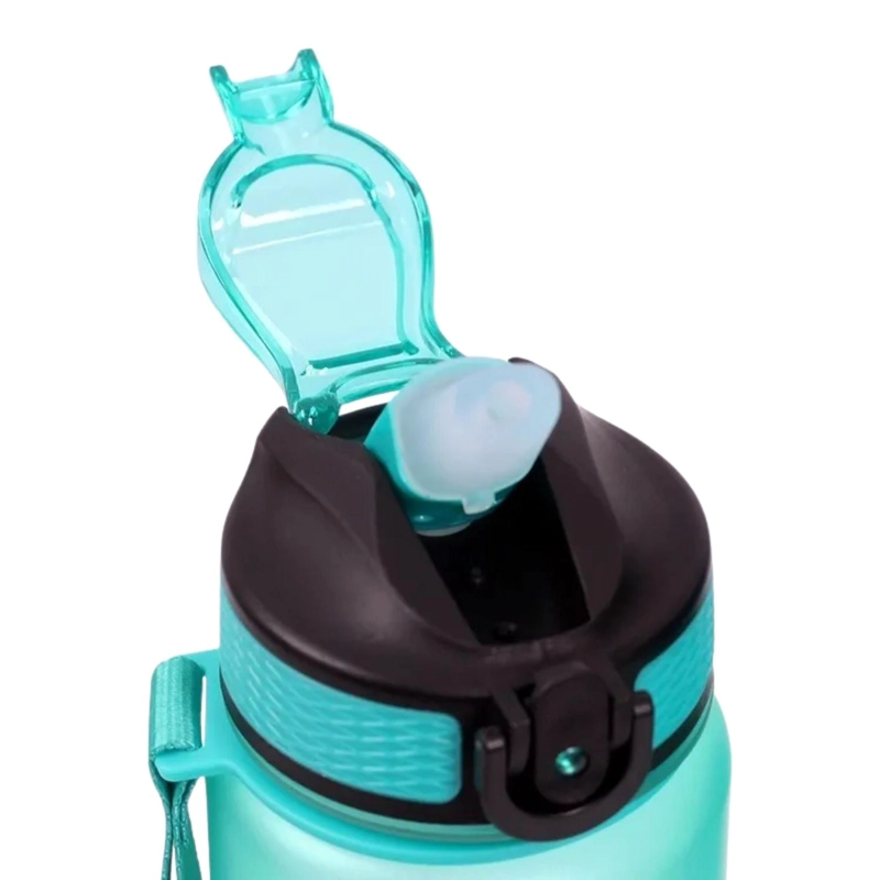 BOTELLA AGUA PORTATIL RECORDATORIO ESCALA TIEMPO 1 LT VERDE - 2