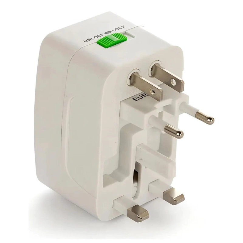 ADAPTADOR UNIVERSAL ENCHUFE VIAJE 150 PAISES - 1