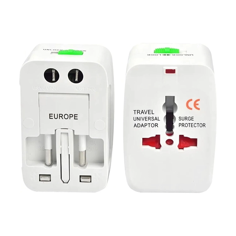 ADAPTADOR UNIVERSAL ENCHUFE VIAJE 150 PAISES - 2