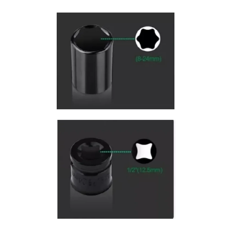 KIT 20 PIEZAS LLAVES VASO 1/2 MECANICA PROFESIONAL - 5